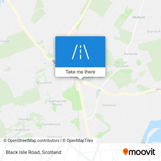 Black Isle Road map