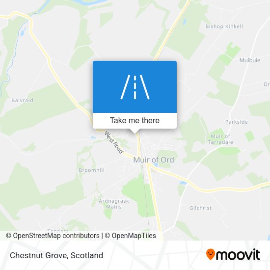 Chestnut Grove map