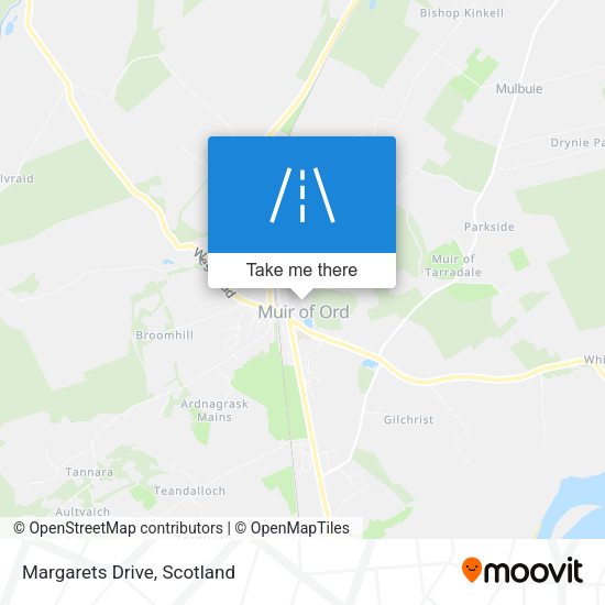 Margarets Drive map