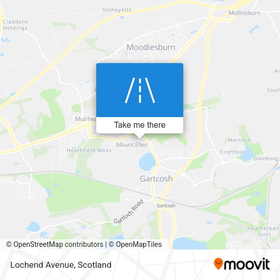 Lochend Avenue map
