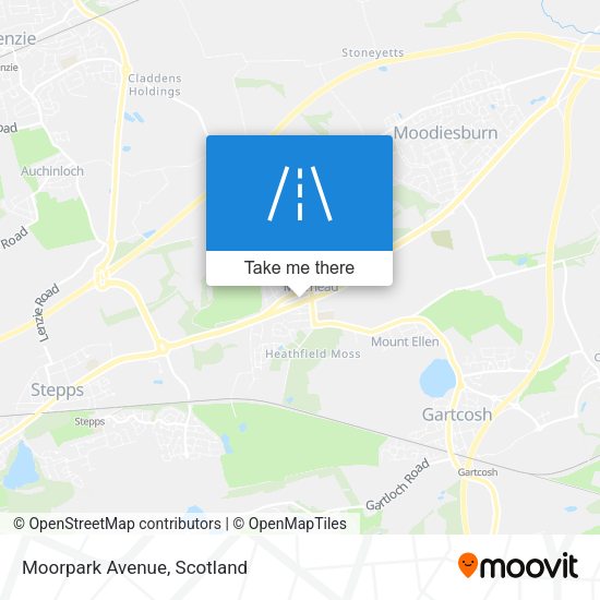 Moorpark Avenue map