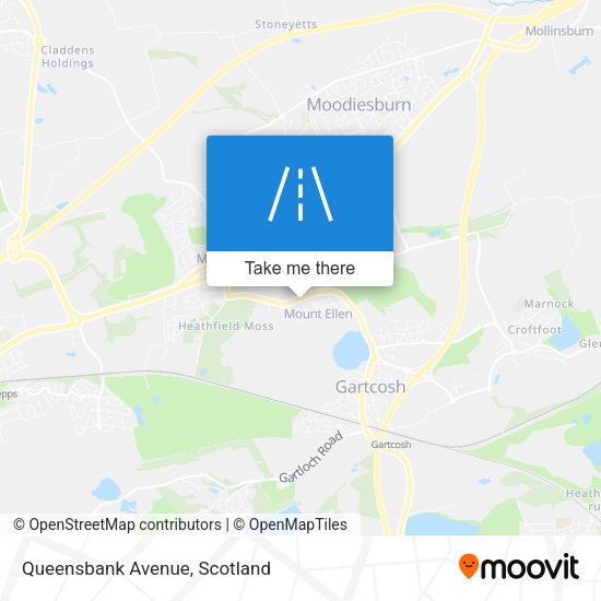 Queensbank Avenue map
