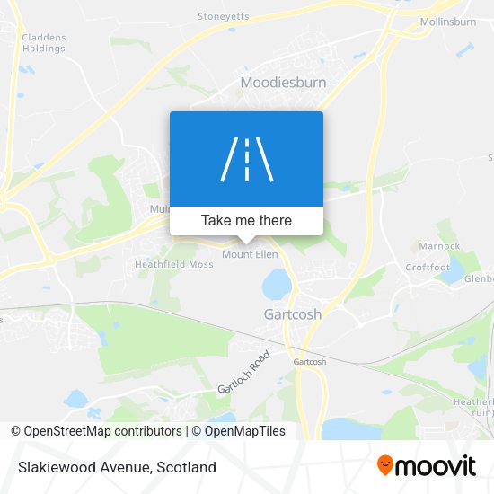 Slakiewood Avenue map
