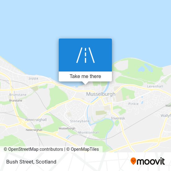 Bush Street map