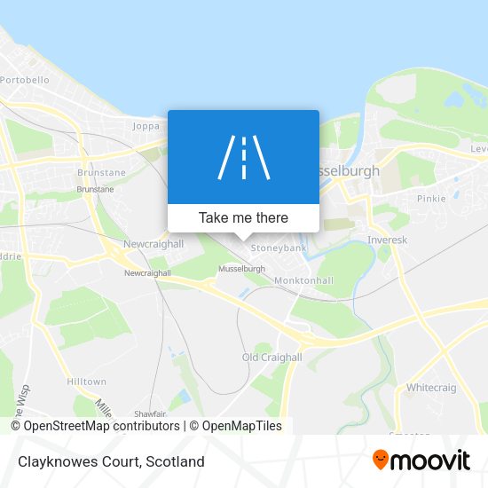 Clayknowes Court map