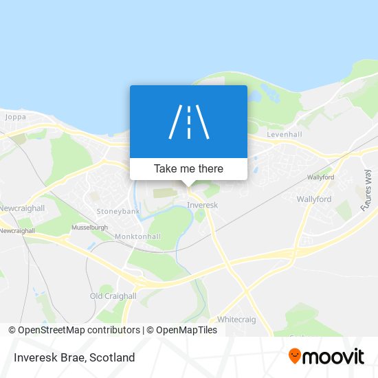 Inveresk Brae map