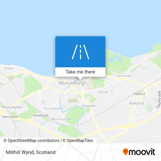 Millhill Wynd map