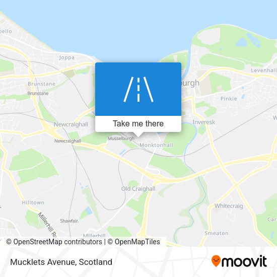 Mucklets Avenue map