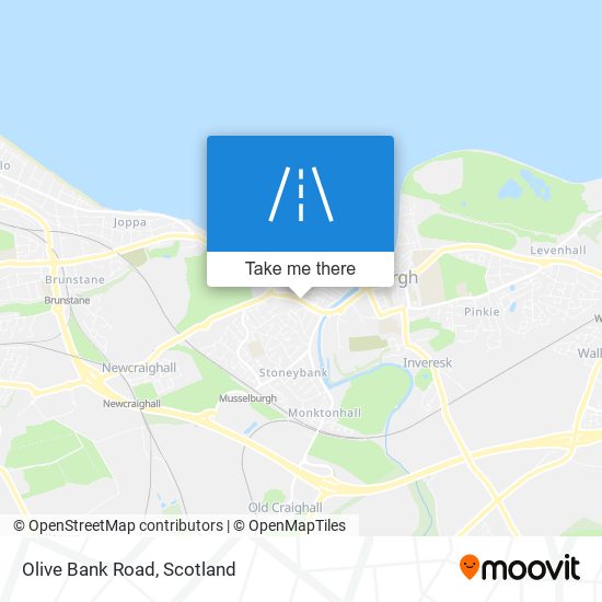 Olive Bank Road map