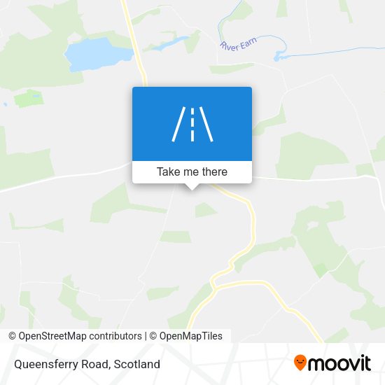 Queensferry Road map