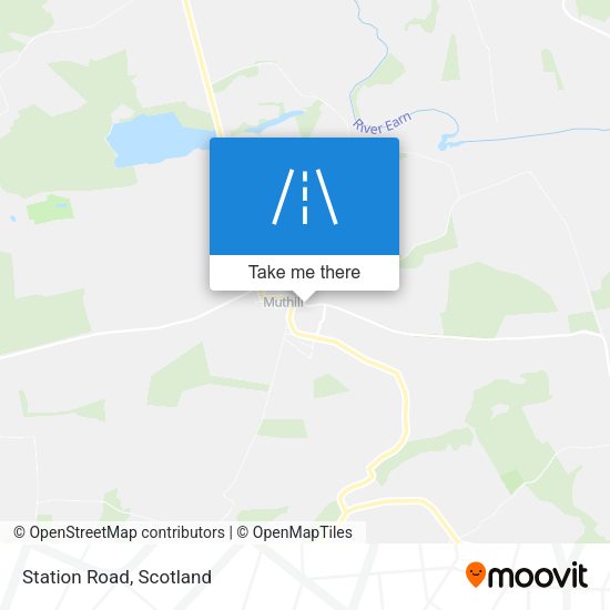 Station Road map