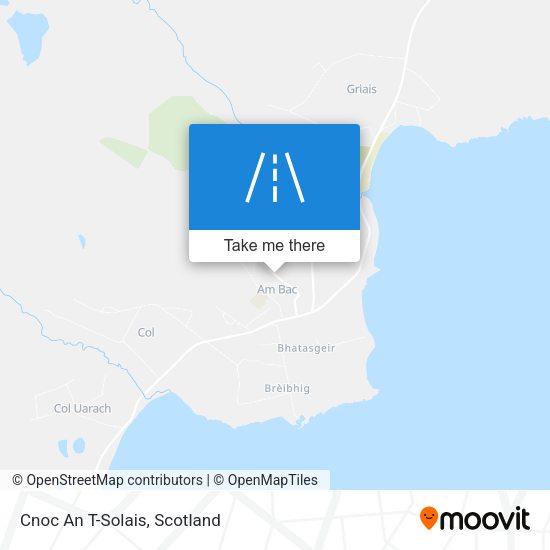 Cnoc An T-Solais map
