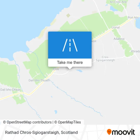 Rathad Chros-Sgiogarstaigh map