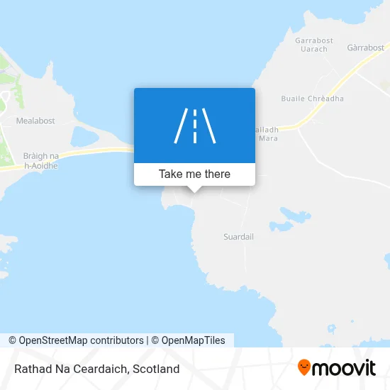 Rathad Na Ceardaich map