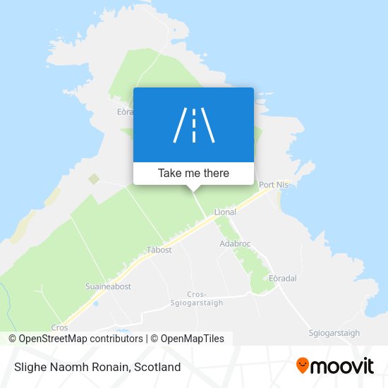 Slighe Naomh Ronain map