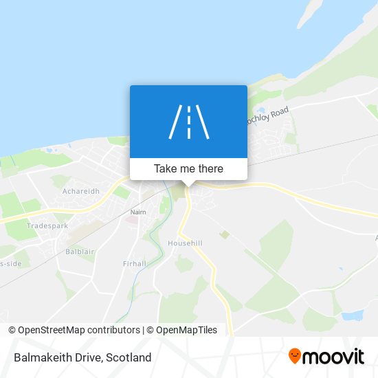 Balmakeith Drive map