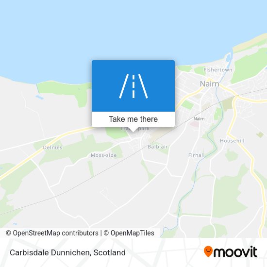 Carbisdale Dunnichen map