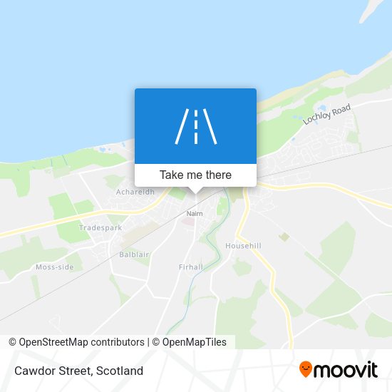 Cawdor Street map