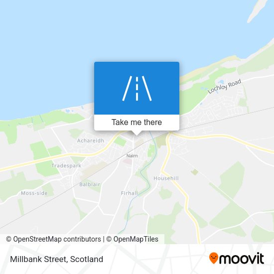 Millbank Street map