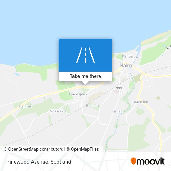 Pinewood Avenue map