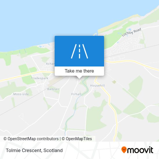 Tolmie Crescent map