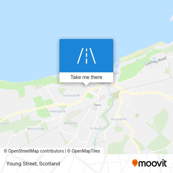 Young Street map