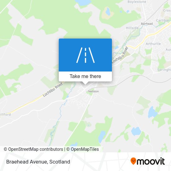 Braehead Avenue map