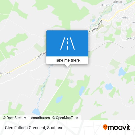 Glen Falloch Crescent map