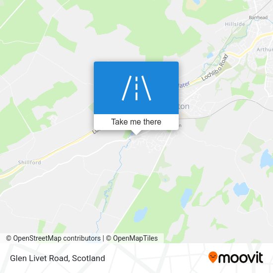 Glen Livet Road map