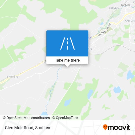 Glen Muir Road map