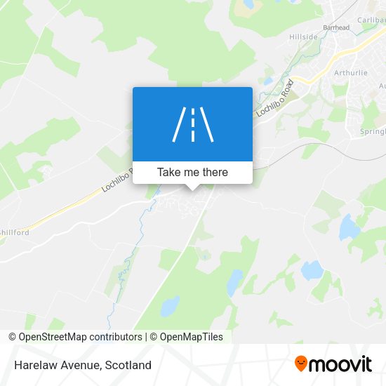 Harelaw Avenue map