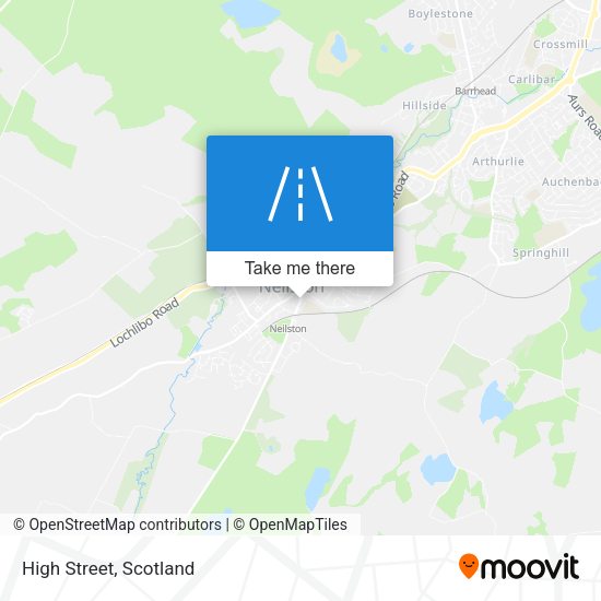 High Street map