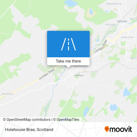 Holehouse Brae map