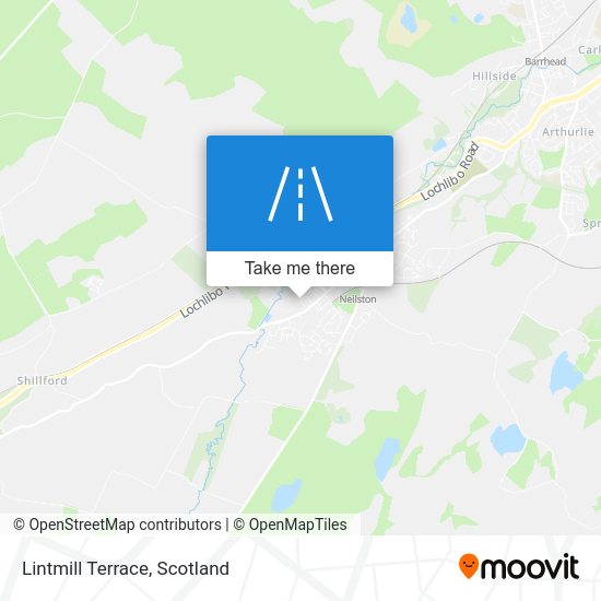 How to get to Lintmill Terrace in Neilston by Bus or Train?