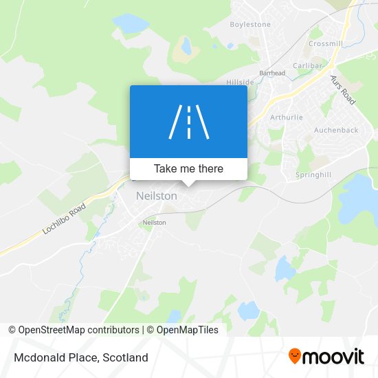 Mcdonald Place map