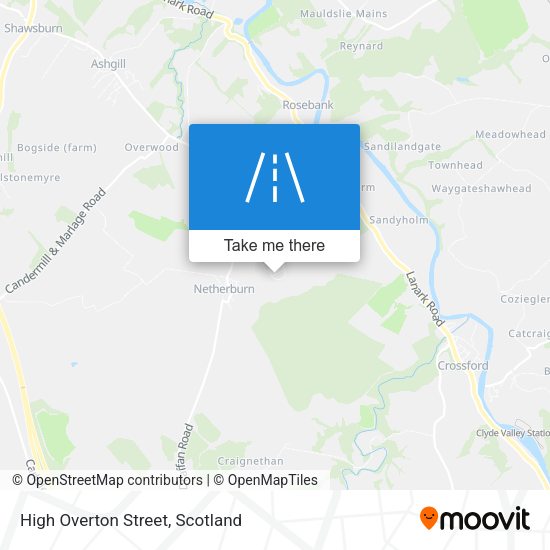 High Overton Street map