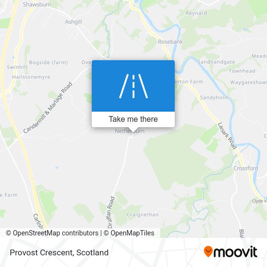 Provost Crescent map