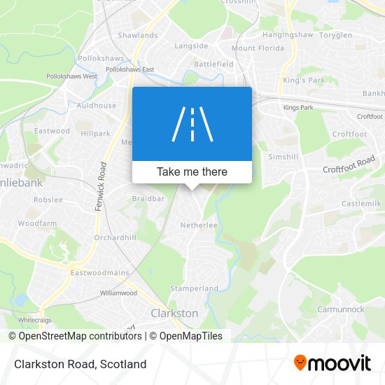 Clarkston Road map