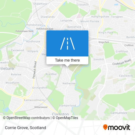 Corrie Grove map