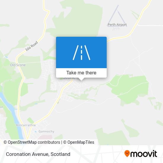 Coronation Avenue map
