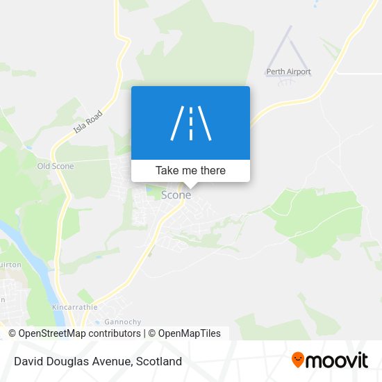 David Douglas Avenue map