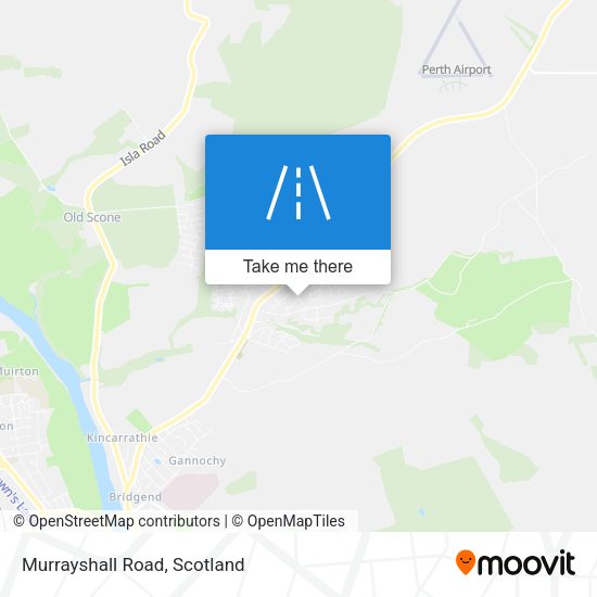 Murrayshall Road map