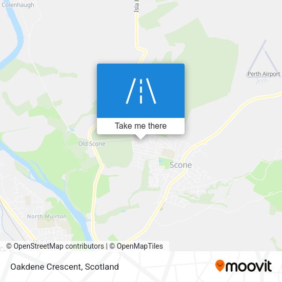 Oakdene Crescent map