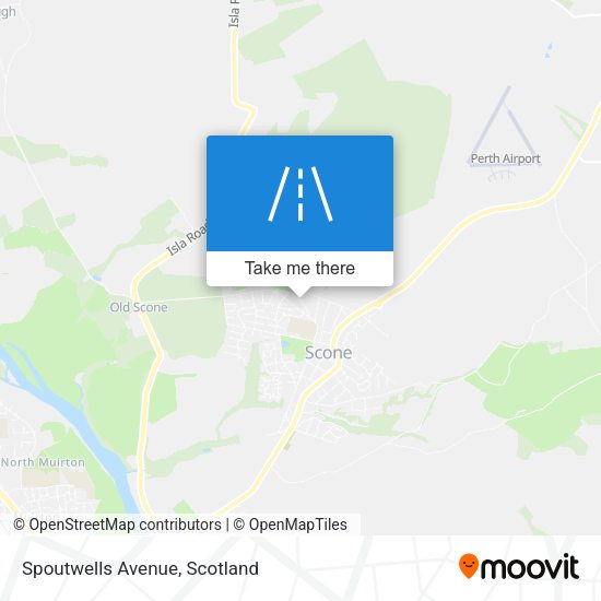 Spoutwells Avenue map