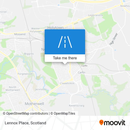 Lennox Place map