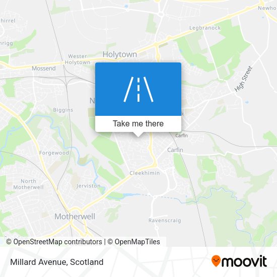 Millard Avenue map