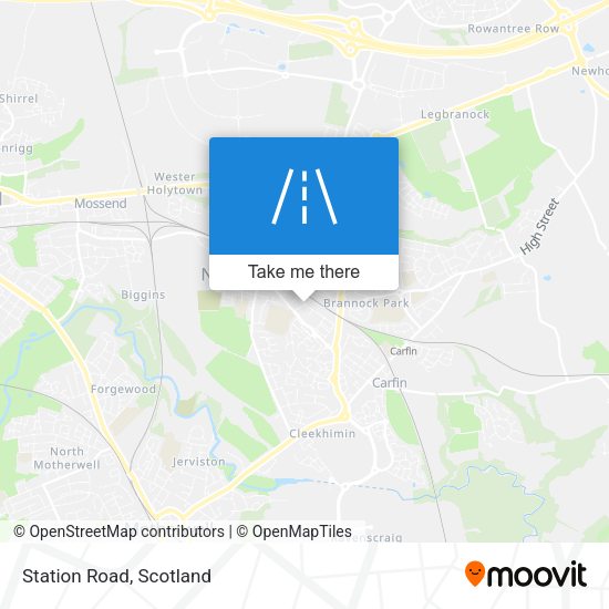 Station Road map