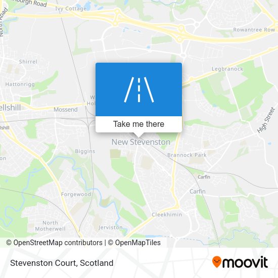 Stevenston Court map