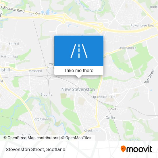 Stevenston Street map