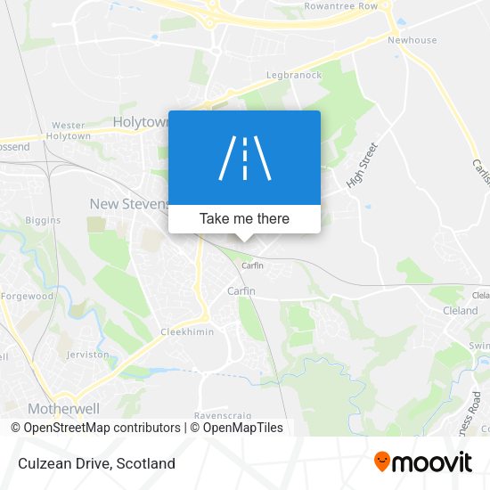 Culzean Drive map